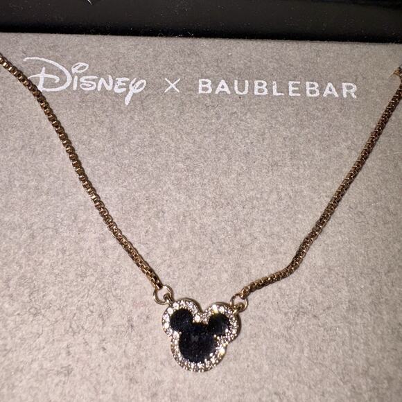 DISNEY X BAUBLEBAR Mickey Mouse Pendant Necklace In Gift box NEW - Picture 4 of 5